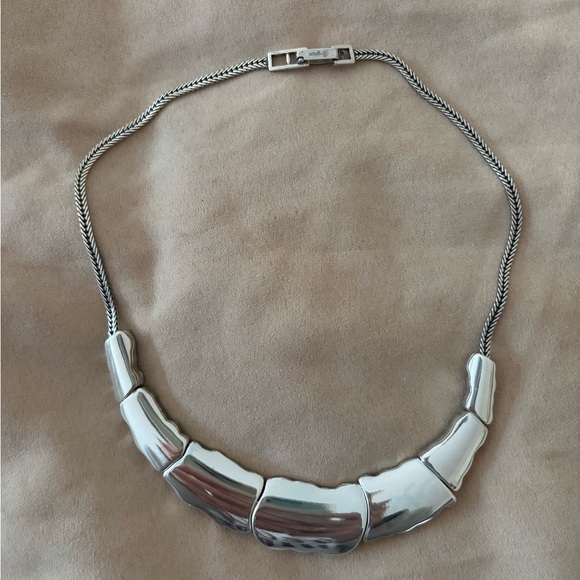 Brighton Elegant Silver Statement Necklace - Picture 2 of 5